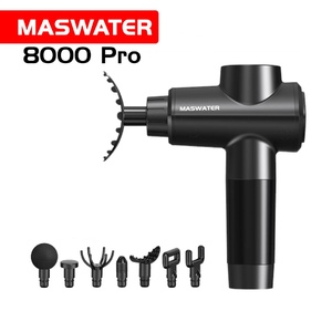 Сетевой перкуссионный массажер MASWATER 8000 (Pro) серый-металлик